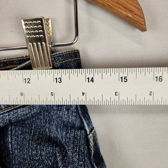 Gloria Vanderbilt Straight Leg Denim Jeans Women's 6 Short Petite Blue High Rise - Picture 3 of 9